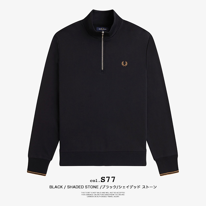 FRED PERRY（フレッドペリー） Half Zip Sweatshirt ハーフジップ