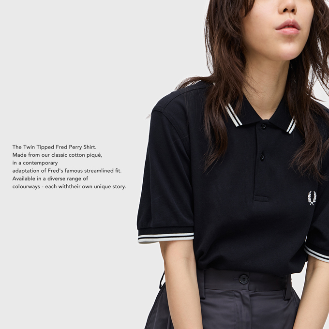 FRED PERRY フレッドペリー The Fred Perry Shirt ツイン