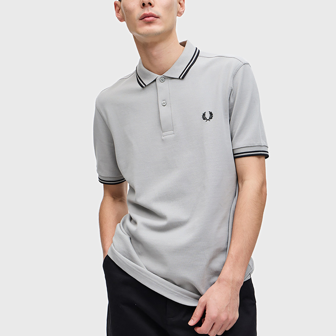 新品　FRED PERRY ポロシャツ SHIRT M3600  Sky  S FRED PERRY フレッドペリー メンズ 半袖ポロシャツ ワンポイント