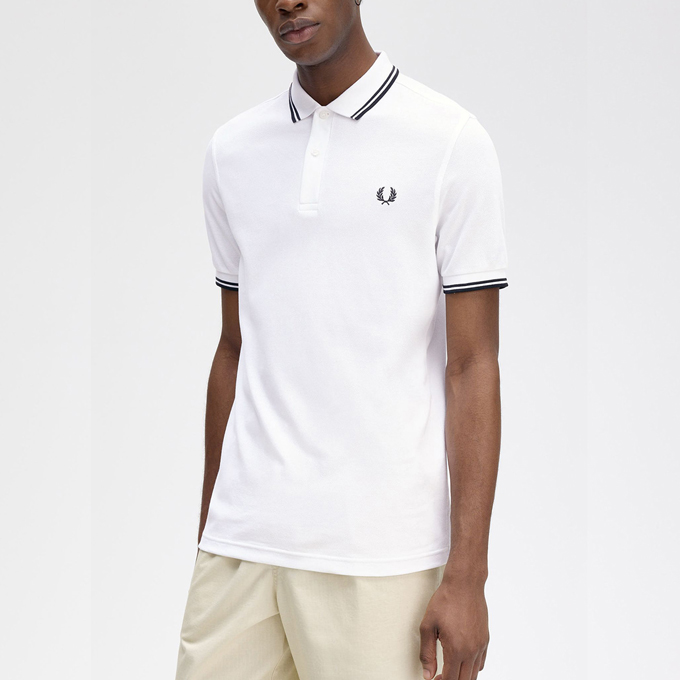 Fred Perry ポロシャツ S ホワイト　M3600 定番 フレッドペリーシャツ M3600（Fred Perry Shirt） | FRED PERRY