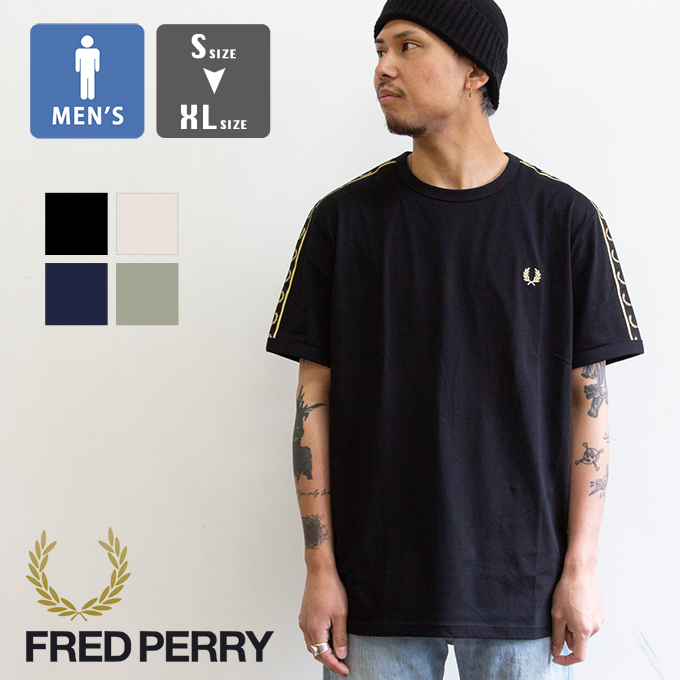 FRED PERRY（フレッドペリー） Contrast Tape Ringer T-Shirt