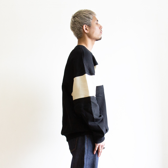 GUESS（ゲス） GUESS JEANS ジーンズ Cn Os Horizont Stripe Sweat 