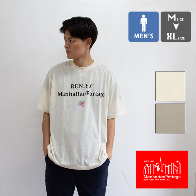 Manhattan Portage（マンハッタンポーテージ） Short Sleeve Print T