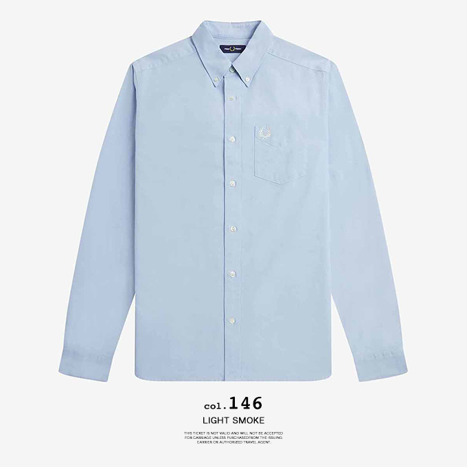 FRED PERRY（フレッドペリー） Oxford Shirt L/S オックスフォード