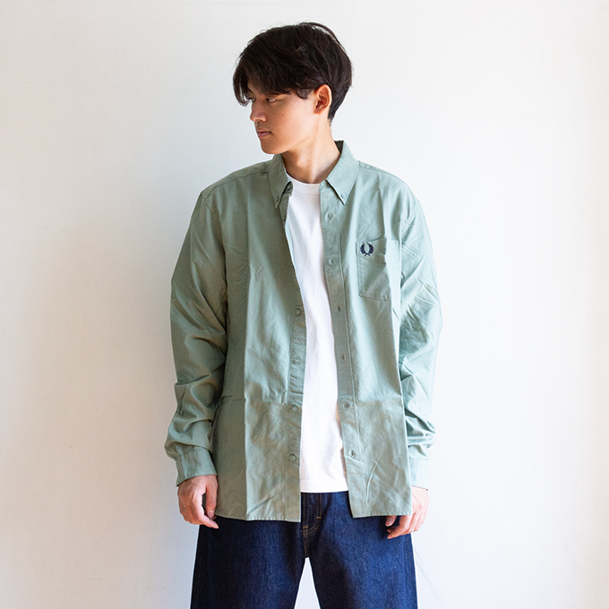 FRED PERRY（フレッドペリー） Oxford Shirt L/S オックスフォード