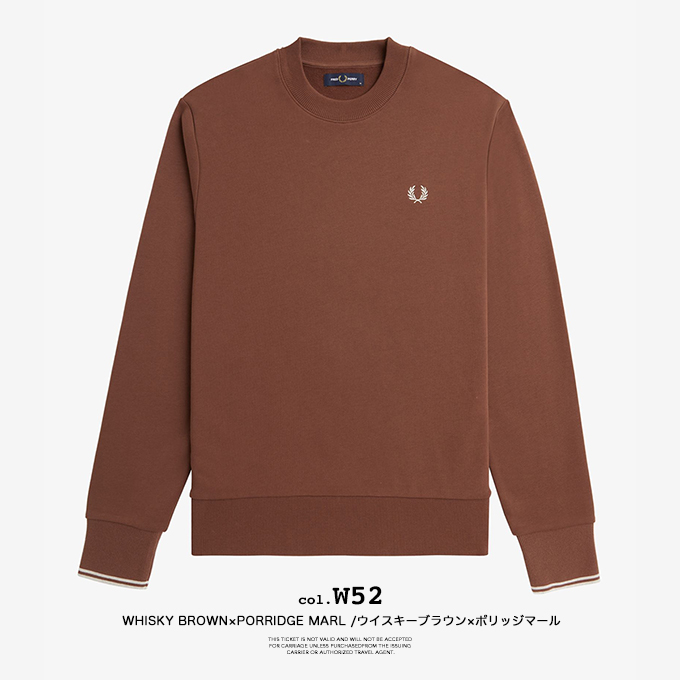 FRED PERRY（フレッドペリー） Crew Neck Sweatshirt クルーネック
