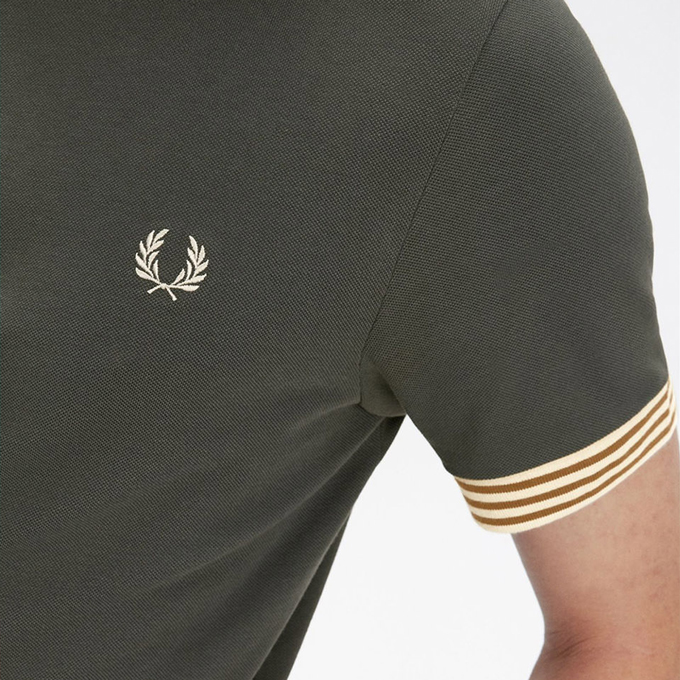 FRED PERRY フレッドペリー Striped Cuff T-Shirt ストライプ