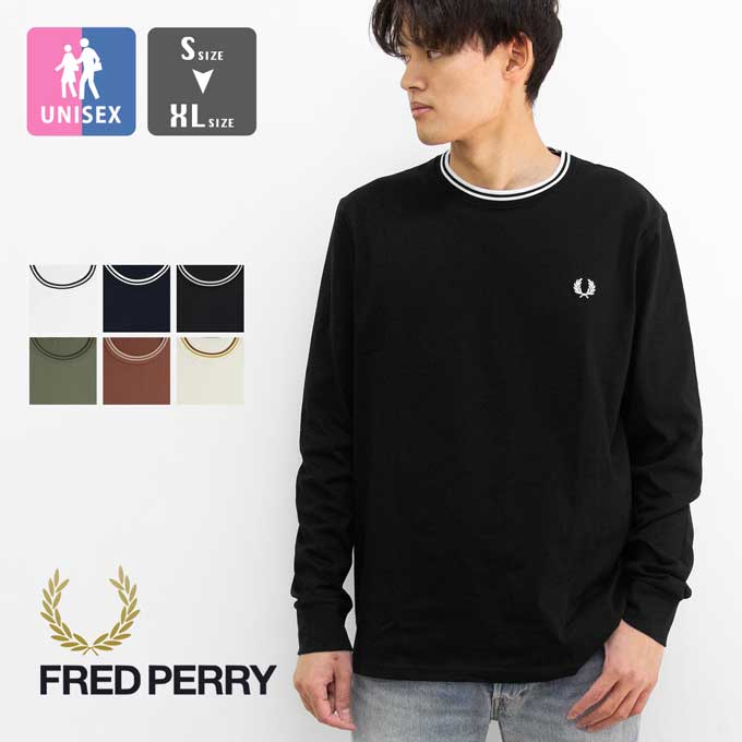 FRED PERRY（フレッドペリー） Twin Tipped Long Sleeve T-Shirt