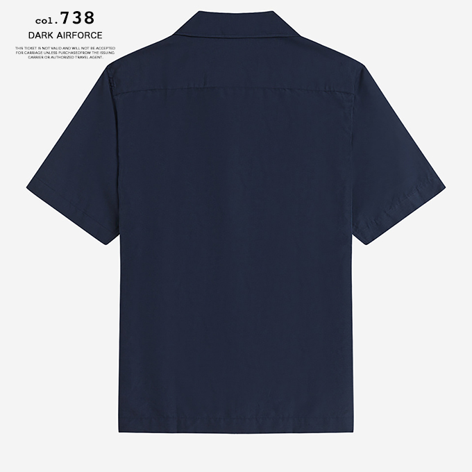 FRED PERRY（フレッドペリー） Linen Blend Revere Collar Shirt