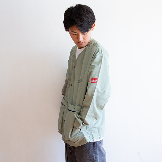 Manhattan Portage マンハッタンポーテージ Collarless Coach Jacket カラーレス コーチ ジャケット  MP-M563 / 2024SPRING