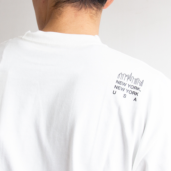 トランスポーター&Tシャツ スビンプラチナム ボーダーニットTシャツ ブラック×ホワイト
