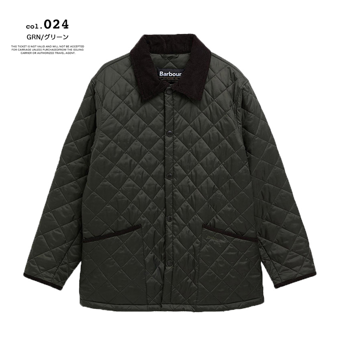 Barbour バブアー LIDDESDALE リデスデイル キルティング ブルゾン 252MQU1794 / MQU1794の画像