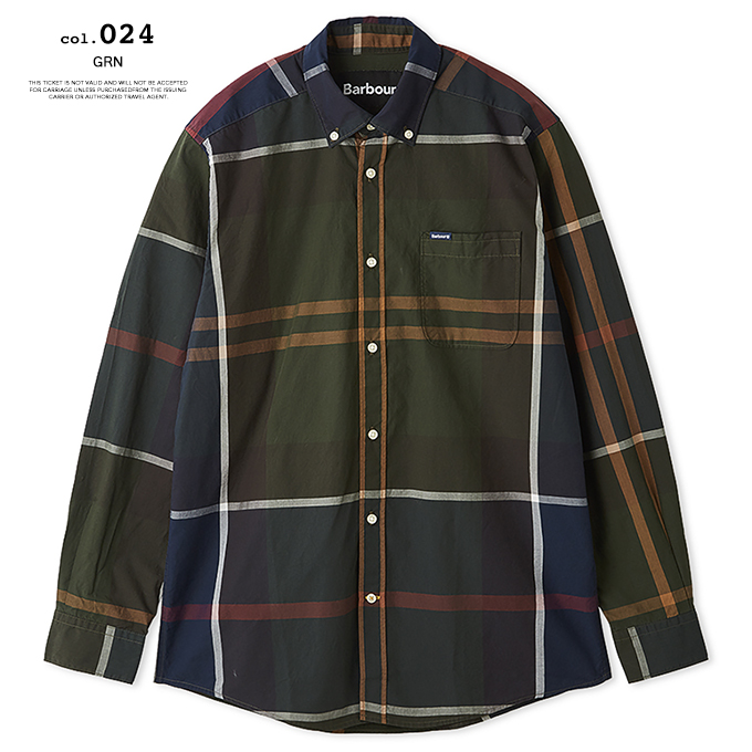 Barbour（バブアー） Harris タータンチェック シャツ MSH5775