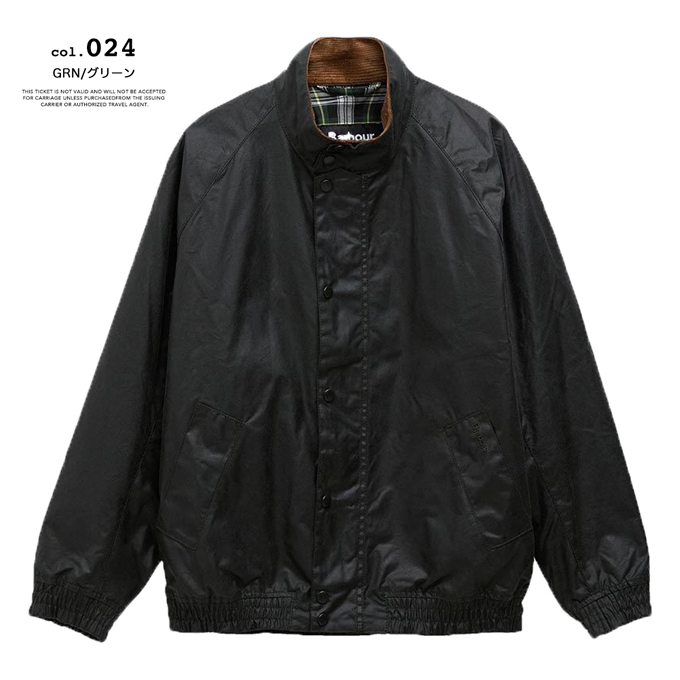 Barbour トラッパー black 新品・未使用 Msize Barbour（バブアー） TRANSPORT トランスポート スタンドカラー