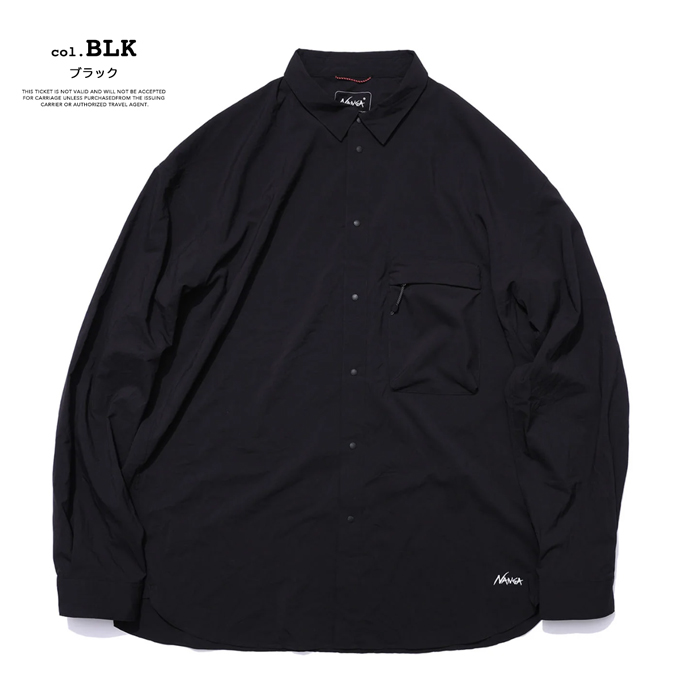 NANGA ナンガ PLC EXCURSION SHIRT (MEN) PLC エクスカーション シャツ N2500-1I402A / 2025SPRINGの画像