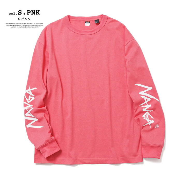 NANGA（ナンガ） ECO HYBRID SLV LOGO L/S TEE エコハイブリッド