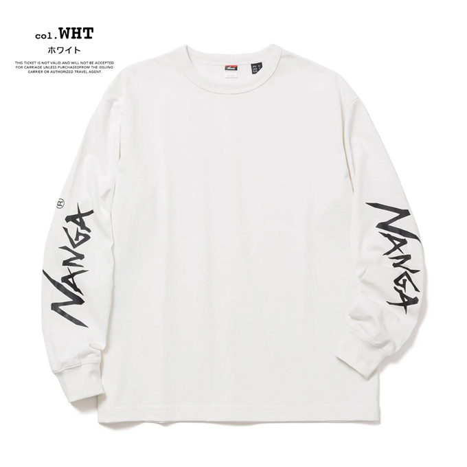 NANGA（ナンガ） ECO HYBRID SLV LOGO L/S TEE エコハイブリッド