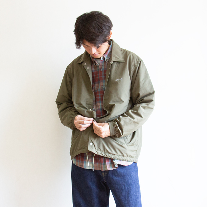 ナンガ コーチジャケット メンズ ウォーム コーチジャケット カーキ N2530-1A006A-KHA NANGA（ナンガ） WARM COACH JACKET ウォーム コーチジャケット N2530