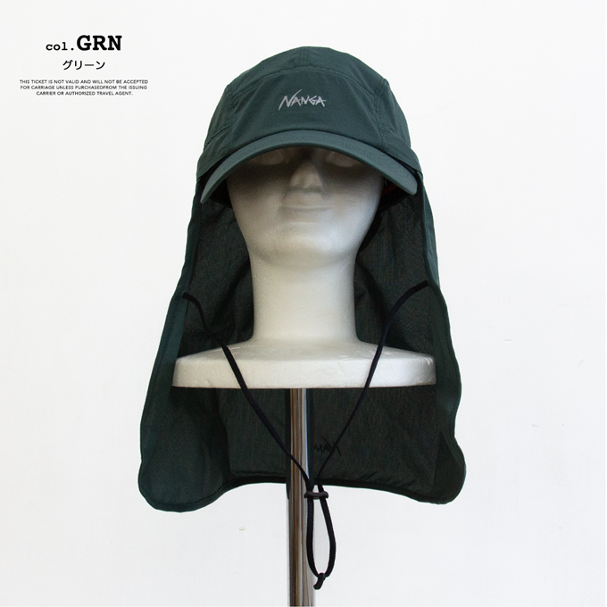 NANGA ナンガ Dotair LONG VISOR SHADE CAP ドットエアー ロング バイザー シェイド キャップ N2610-3A072A / 2026SPRINGの画像