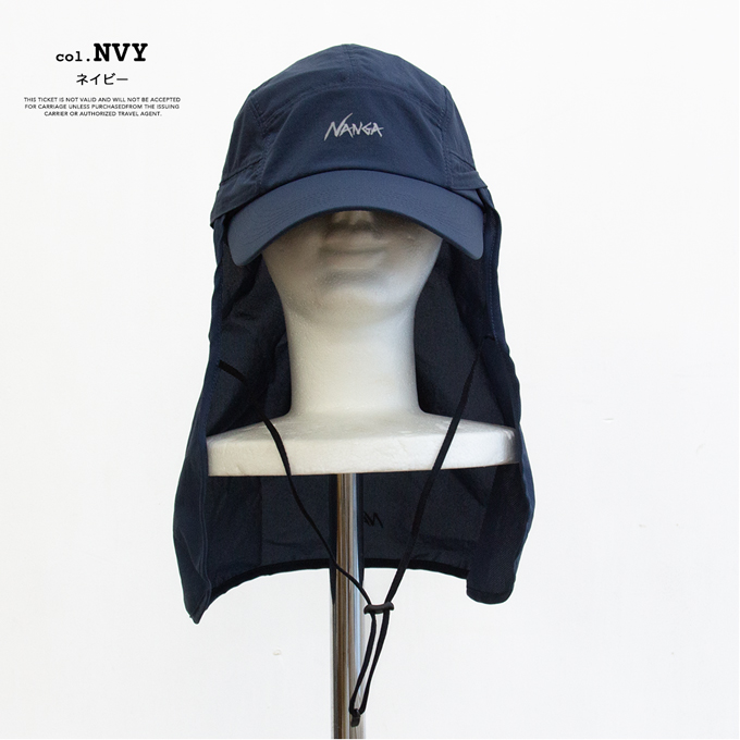 NANGA ナンガ Dotair LONG VISOR SHADE CAP ドットエアー ロング バイザー シェイド キャップ N2610-3A072A / 2026SPRINGの画像