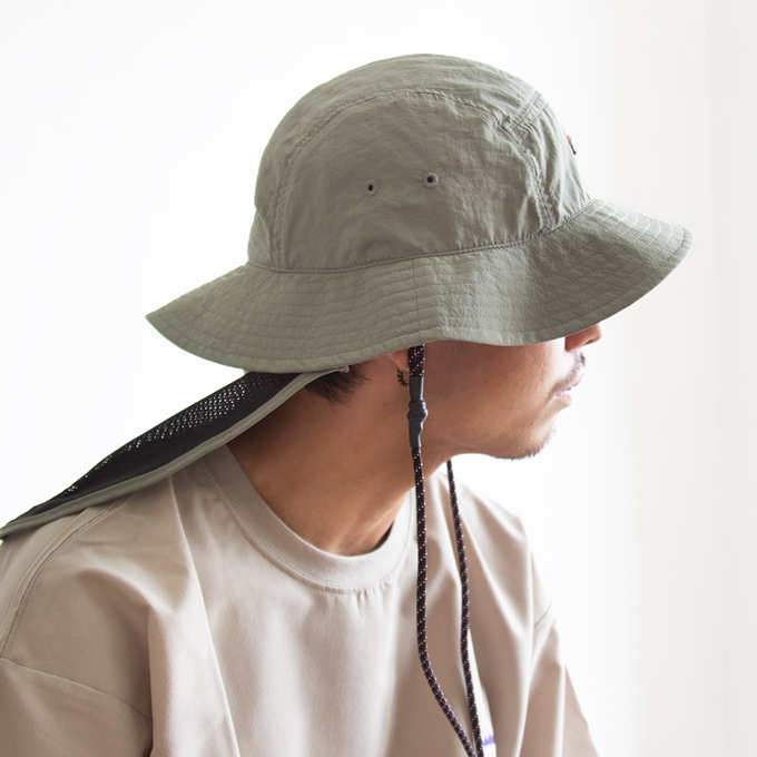 NANGA（ナンガ） NYLON TUSSER SUNSHADE HAT ナイロン タッサー