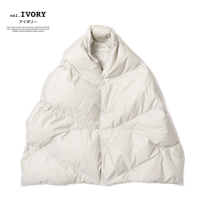 NANGA（ナンガ） Womens DOWN PONCHO MUFFLER ウィメンズ ダウン