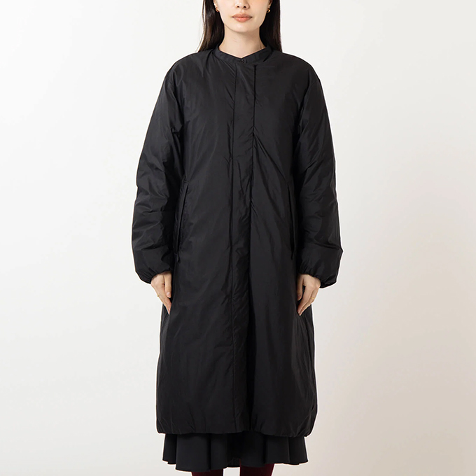 NANGA ブラック ダウンロングジャケット WLサイズ　ノーカラー SPECIAL PRICE】ノーカラーダウンコート (ウィメンズ) – NANGA ONLINE SHOP