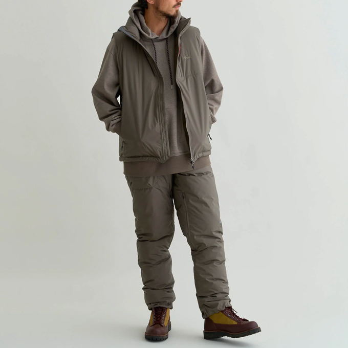 NANGA（ナンガ） Mens AURORA TEX STAND COLLAR DOWN VEST メンズ