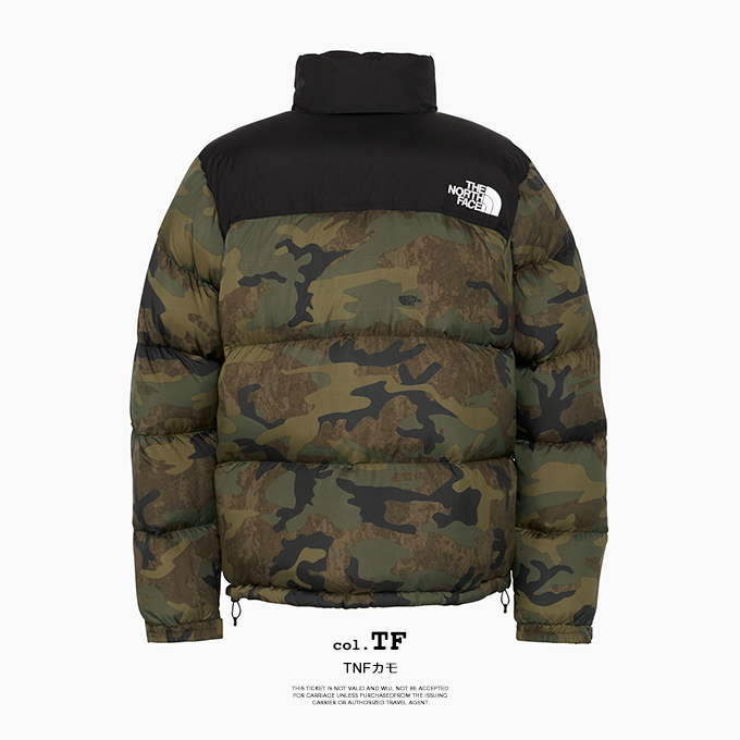 【t.t】ノースフェイス　ヌプシジャケット THE NORTH FACE NOVELTY NUPTSE JACKET TNFカモ（ザ・ノース・フェイス