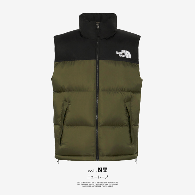 THE NORTH FACE ダウンベスト M ベージュ アメリカ製　美品 THE NORTH FACE ダウンベスト（色：ベージュ系）｜コート