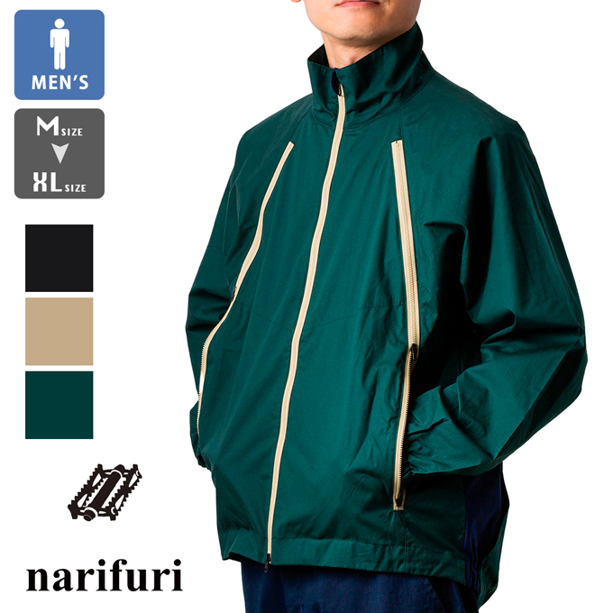 narifuri（ナリフリ） 【SALE!!】 スタンドカラー ブルゾン 速乾 撥水