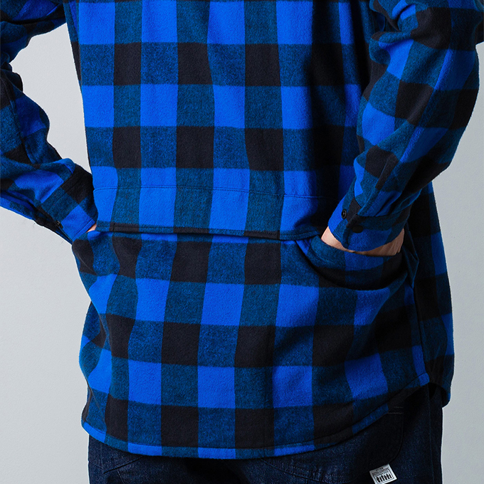 narifuri（ナリフリ） 【SALE!!】 バック ポケット ネルシャツ NF4041