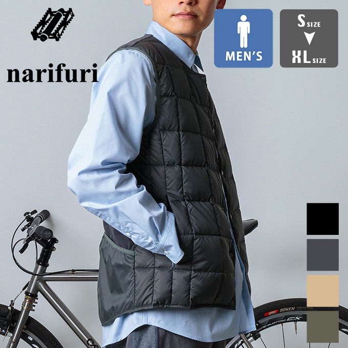 narifuri（ナリフリ） × TAION クルーネック サイクル インナー ベスト 