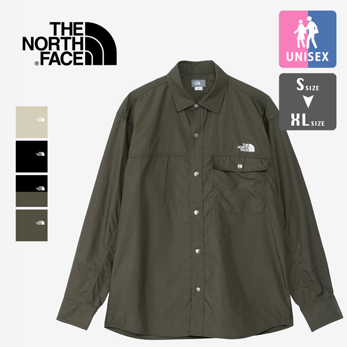 【 THE NORTH FACE ザ ノースフェイス 】 ロングスリーブ ヌプシシャツ ユニセックス L/S Nuptse Shirt NR11961 / 23SPRING ※