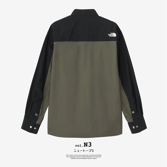 8T5672【クリックポスト対応】THE NORTH FACE ロングスリーブヌプシシャツ NR11961 ノースフェイス THE NORTH FACE 25%OFF ザ ノース フェイス ロングスリーブ