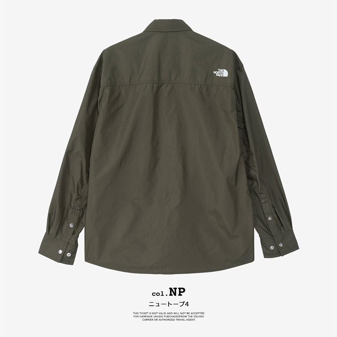 ザ・ノース・フェイス THE NORTH FACE L/S Nuptse Shirt ロング