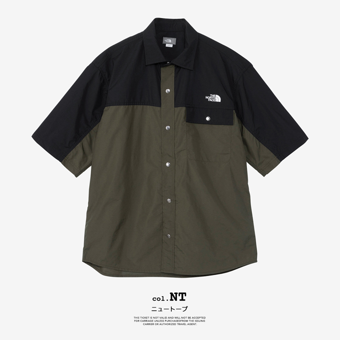 ザ・ノース・フェイス　ショートスリーブヌプシシャツ THE NORTH FACE ザ・ノース・フェイス S/S Nuptse Shirt