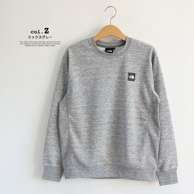 THE NORTH FACE ザ ノースフェイス 】 Heather Logo Crew スクエア ロゴ クルーネック スウェット NT12143  /21SS :NT12143EC:ジーンズステーション Yahoo!店 - 通販 - Yahoo!ショッピング