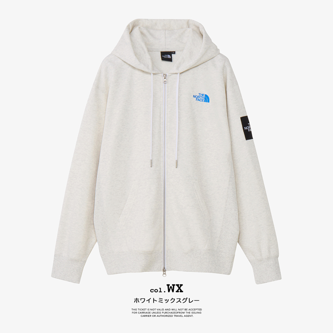 (期間限定)定価8%オフSquare Logo FullZip品番NT12335 THE NORTH FACE ザ・ノース・フェイス Square Logo Fullzip