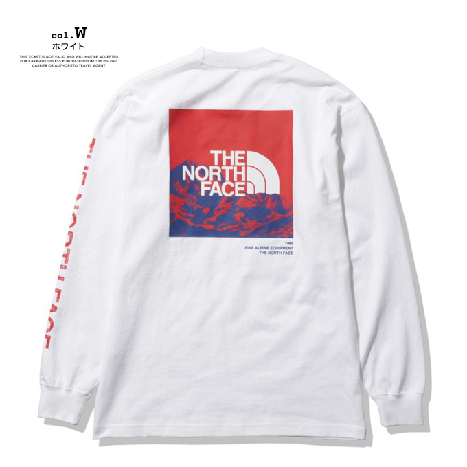 THE NORTH FACE ザノースフェイス 】 L/S Sleeve Graphic Tee ロング