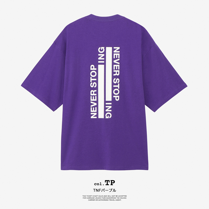 Never stop exploring ノースフェイス Tシャツ（メンズ半袖T