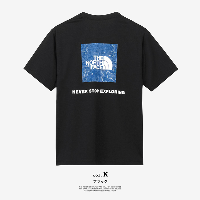THE NORTH FACE（ザ ノースフェイス） S/S Back Square Traverse Logo