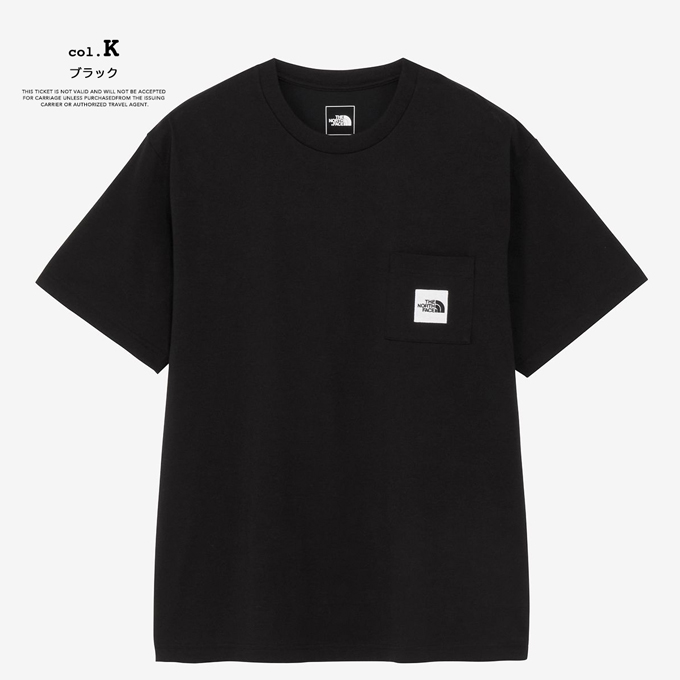 THE NORTH FACE 胸ポケット、袖ロゴ　黒 THE NORTH FACE Tシャツ メンズ ポケットのおすすめ人気商品一覧