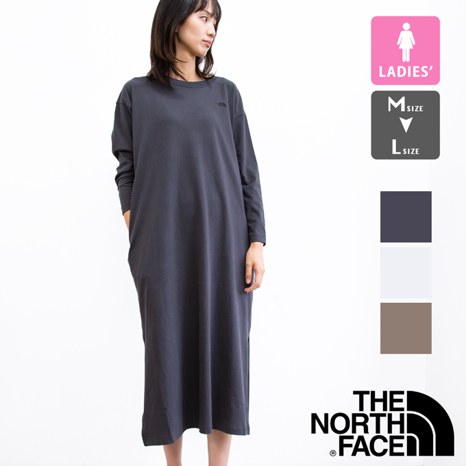 【 THE NORTH FACE ザノースフェイス 】 L/S Onepiece ロングスリーブ ワンピース NTW82230 / 22AW ※