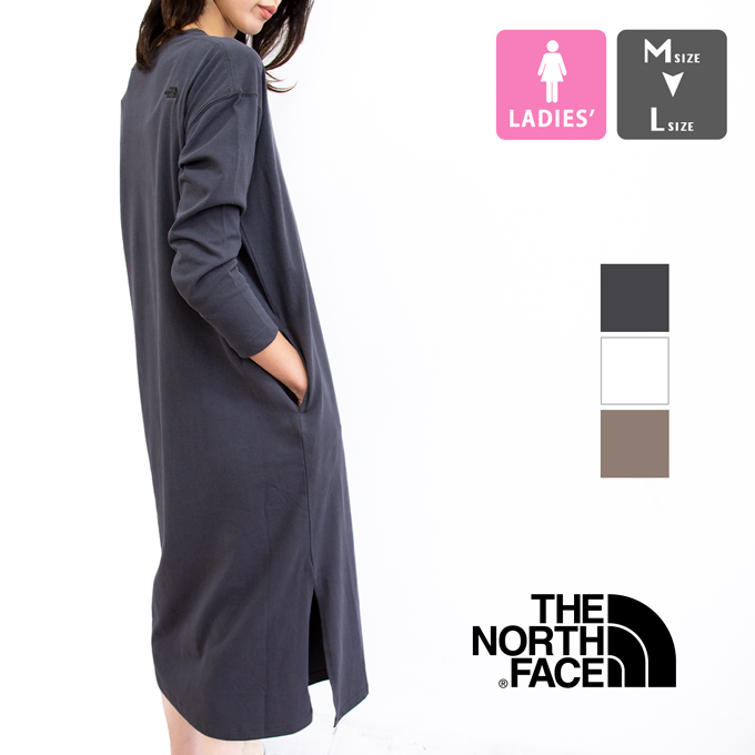 【 THE NORTH FACE ザノースフェイス 】 L/S Onepiece ロングスリーブ ワンピース NTW82230 / 22AW ※