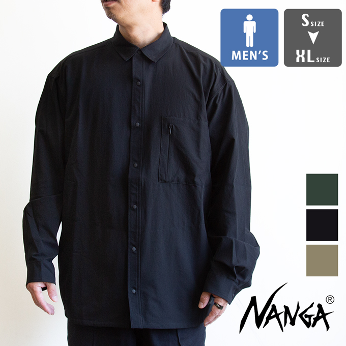 NANGA（ナンガ） DOT AIR COMFY L/S SHIRT ドットエア コンフィ ロング
