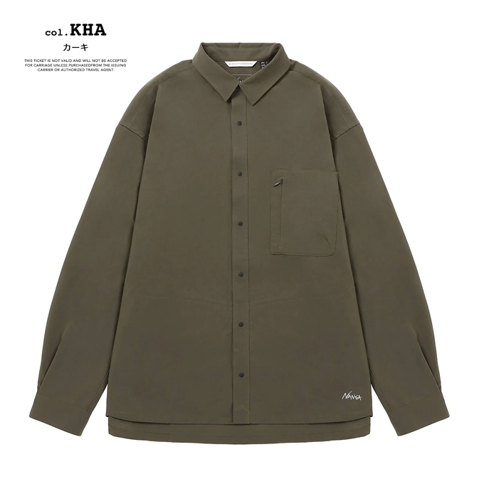 NANGA（ナンガ） DOT AIR COMFY L/S SHIRT ドットエア コンフィ ロング