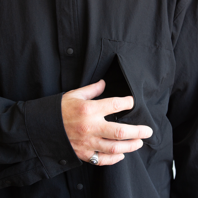 NANGA（ナンガ） DOT AIR COMFY L/S SHIRT ドットエア コンフィ ロング