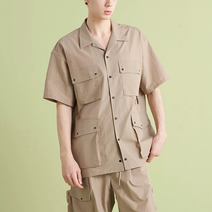 NANGA（ナンガ） DOT AIR UTILITY PK SHORT SLEEVE SHIRT ドットエア