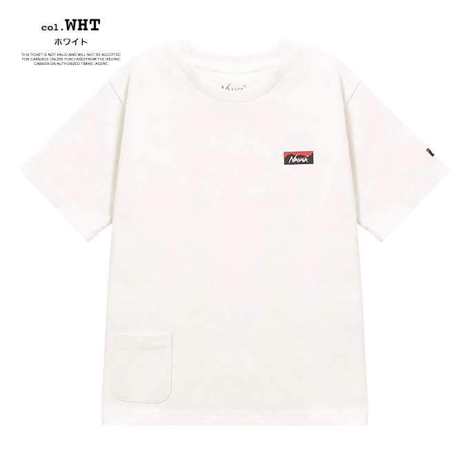 NANGA ナンガ ECO HYBRID MINI BOX LOGO KIDS TEE エコハイブリッド